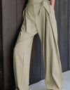 Tied High Waist Wide Leg Pants