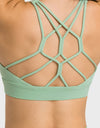 Breathable Crisscross Back Sports Bra