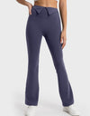 Wide Waistband Bootcut Sport Pants