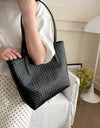 Textured PU Leather Handbag