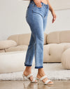 Judy Blue Full Size Release Hem Cropped Bootcut Jeans