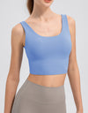 Scoop Neck Wide Strap Active Tank