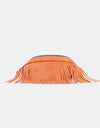 Fringed PU Leather Sling Bag