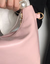 Adored PU Leather Pearl Handbag