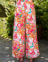 Floral Wide Leg Pants