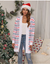 Christmas Open Front Cardigan