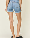 Judy Blue Full Size Tummy Control High Waist Denim Shorts