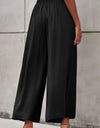 Drawstring Waist Wide Leg Pants