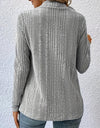 Open Front Long Sleeve Cardigan