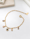 Graceful Stardom Multi-Charm Bracelet