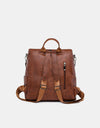 PU Leather Backpack Bag