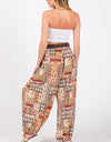 SAGE + FIG High-Rise Balloon Bohemian Print Pants