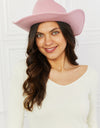 Fame Western Cutie Cowboy Hat in Pink