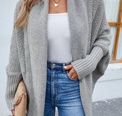 Open Front Long Sleeve Cardigan