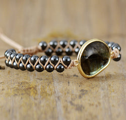 Natural Stone Beaded Bracelet