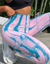 Tie-dye Slim Fit Long Active Pants