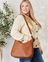 SHOMICO Weaved Vegan Leather Handbag