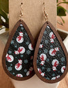 PU Teardrop Earrings