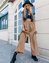 Pocketed Wide Leg Elastic Waist Pants