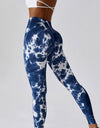 High Waist Tie-Dye Long Sports Pants