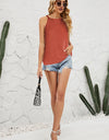 Grecian Neck Knit Tank