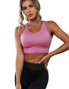 Cutout Racerback Sports Bra