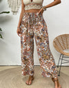 Printed Wide Leg Pants