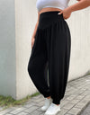 Plus Size Wide Waistband Joggers