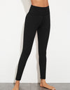 Exposed Seam High Waist Yoga Leggings