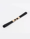 Geometric Double Buckle Elastic Belt