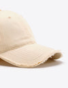 Distressed Adjustable Baseball Cap