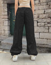 Drawstring Waist Pants with Pockets