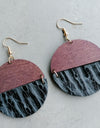 Round Drop Earrings