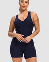 Crisscross Wide Strap Active Romper