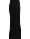 Elastic Waist Maxi Skirt