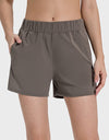 Elastic Waist Active Shorts