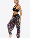 Oversized Printed Wide Leg Long Pants