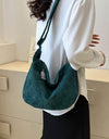 Large Corduroy Shoulder Bag