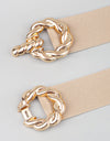 Zinc Alloy Buckle Elastic Belt