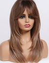 Mid-Length Wave Synthetic Wigs 24''