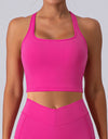 Square Neck Racerback Cropped Tank