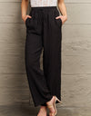 Tie Waist Long Pants