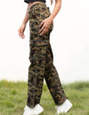 Camouflage Straight Leg Cargo Pants