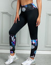 Printed Wide Waistband Active Leggings