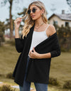 Open Front Long Sleeve Cardigan