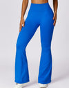 Wide Waistband High Waist Bootcut Pants