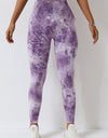 High Waist Tie-Dye Long Sports Pants