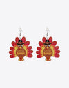 Thanksgiving Turkey Drop Earrings