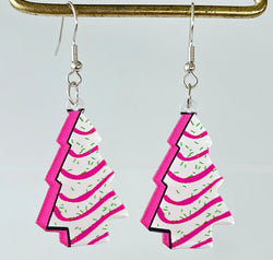 Geometric Shape Acrylic Dangle Earrings