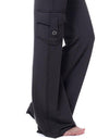 Mid Waist Pants with Pockets